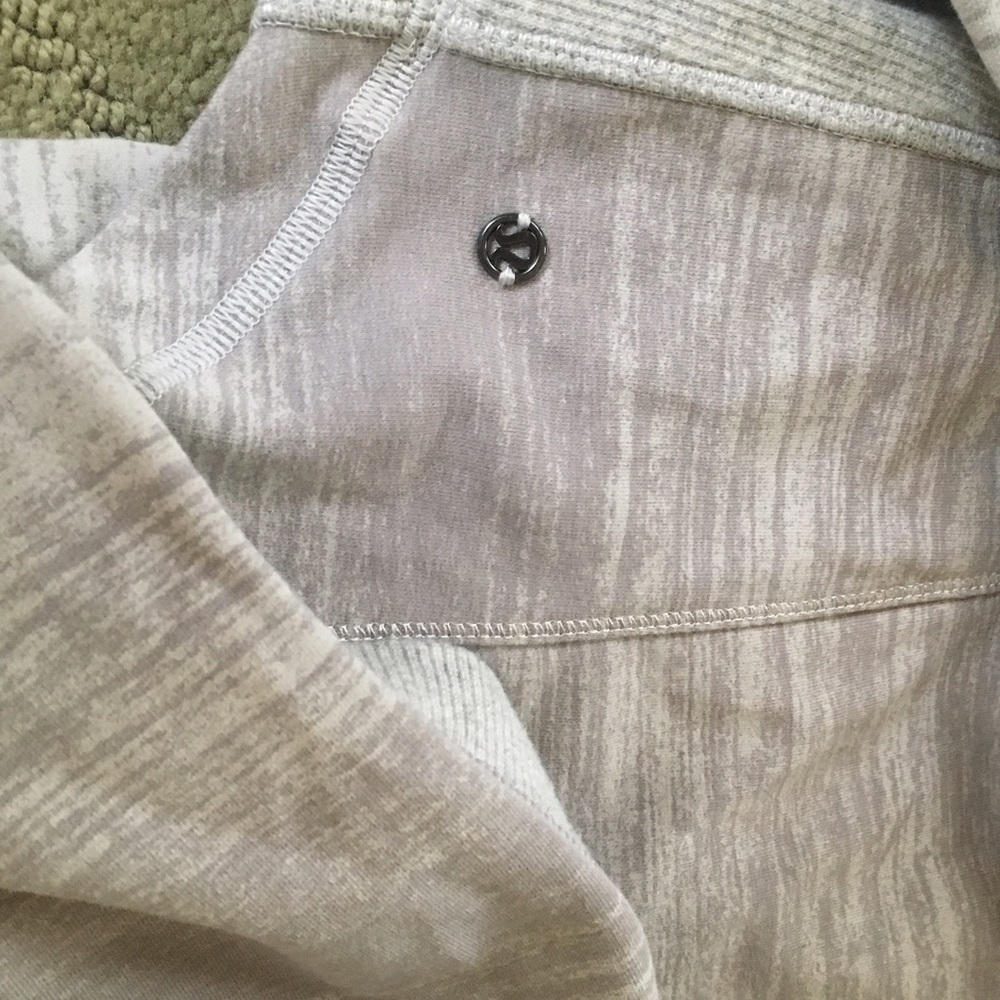 Lululemon Grey and Neon Green Hoodie - Picture 4 of 6