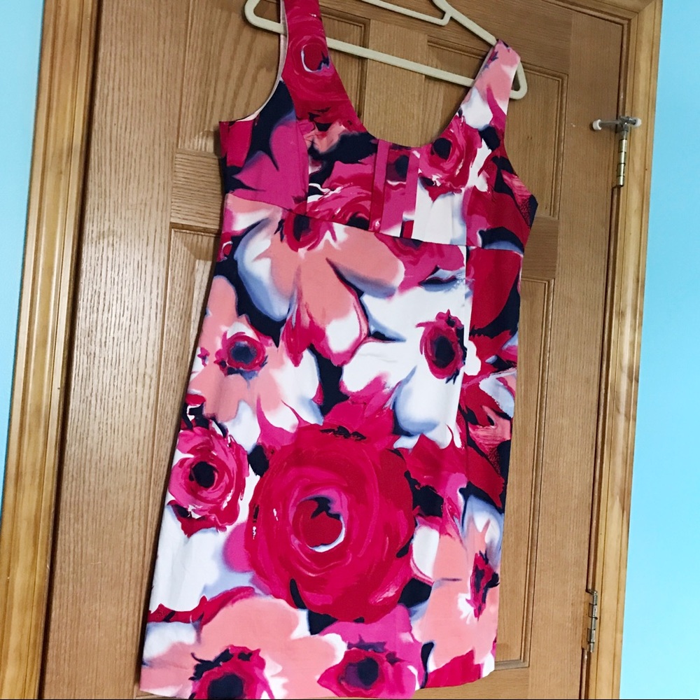 NWT New York & Company Pink Floral dress