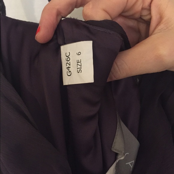 Amsale long chiffon halter dress - Picture 3 of 3