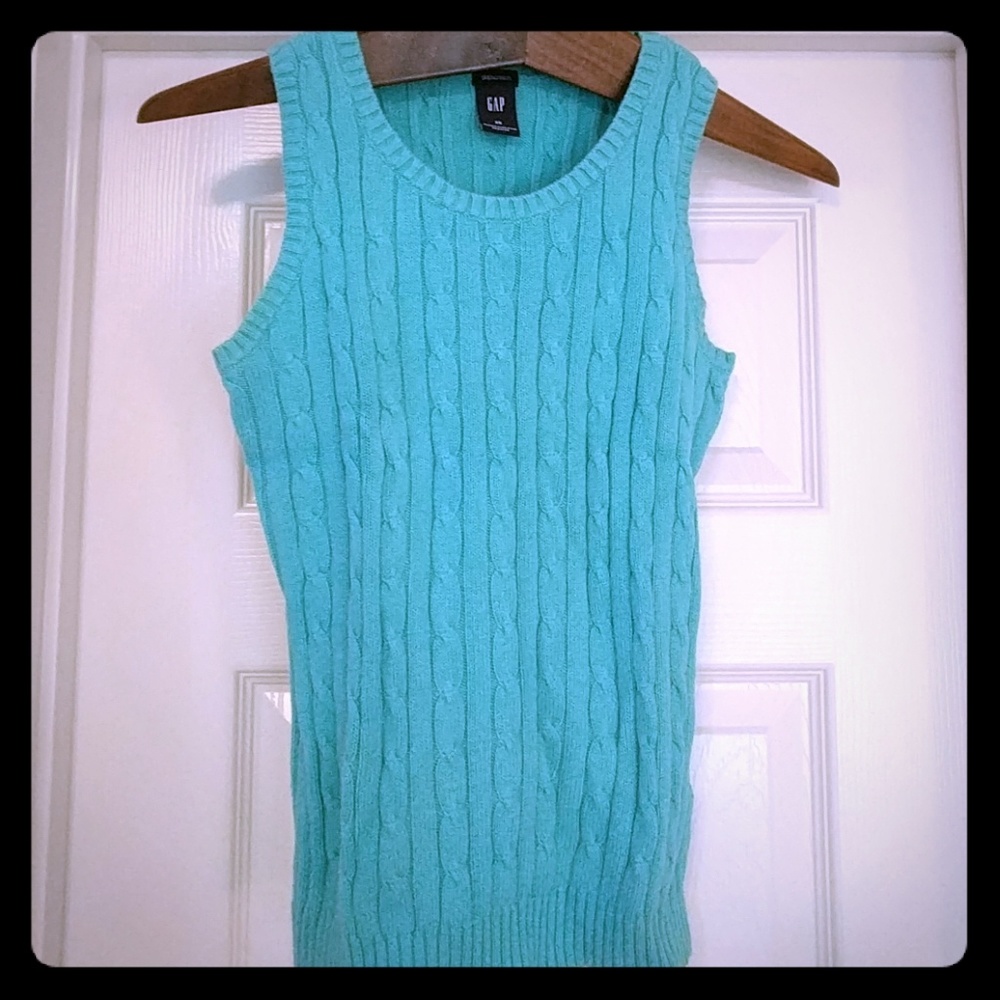 Light blue GAP cotton knit tank