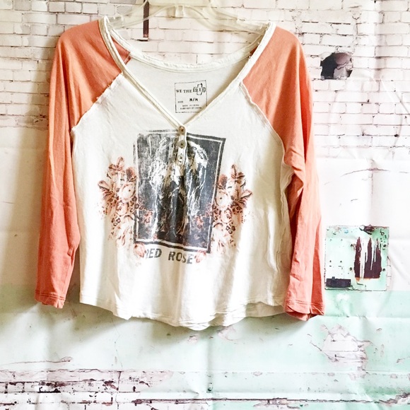 Free People Tops - FREE PEOPLE, We The Free Graphic Tee, Size M