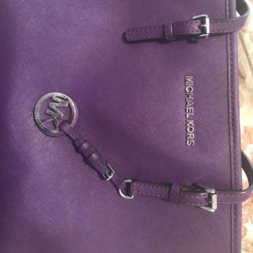 Grape Michael Kors Tote