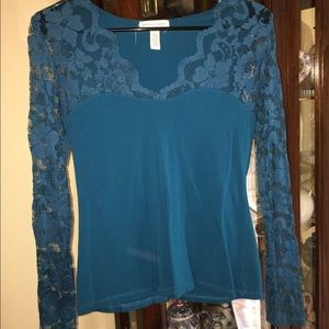 Lace long sleeve