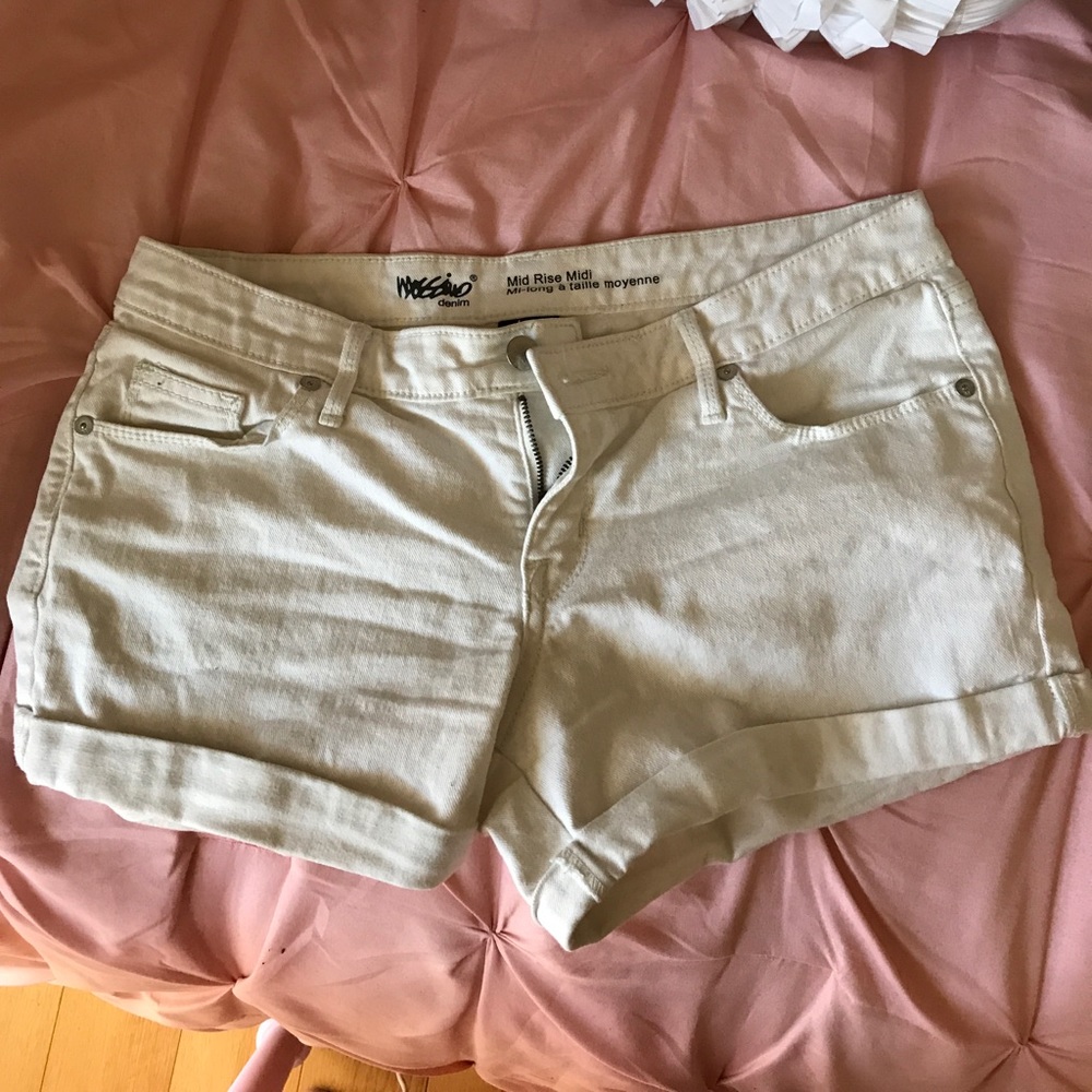 Cute White Jean Shorts