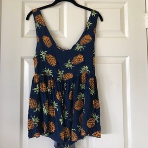 Pineapple romper