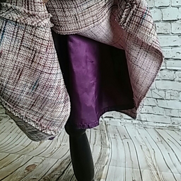 Lined Tweed Skirt with Pockets! - Picture 3 of 5