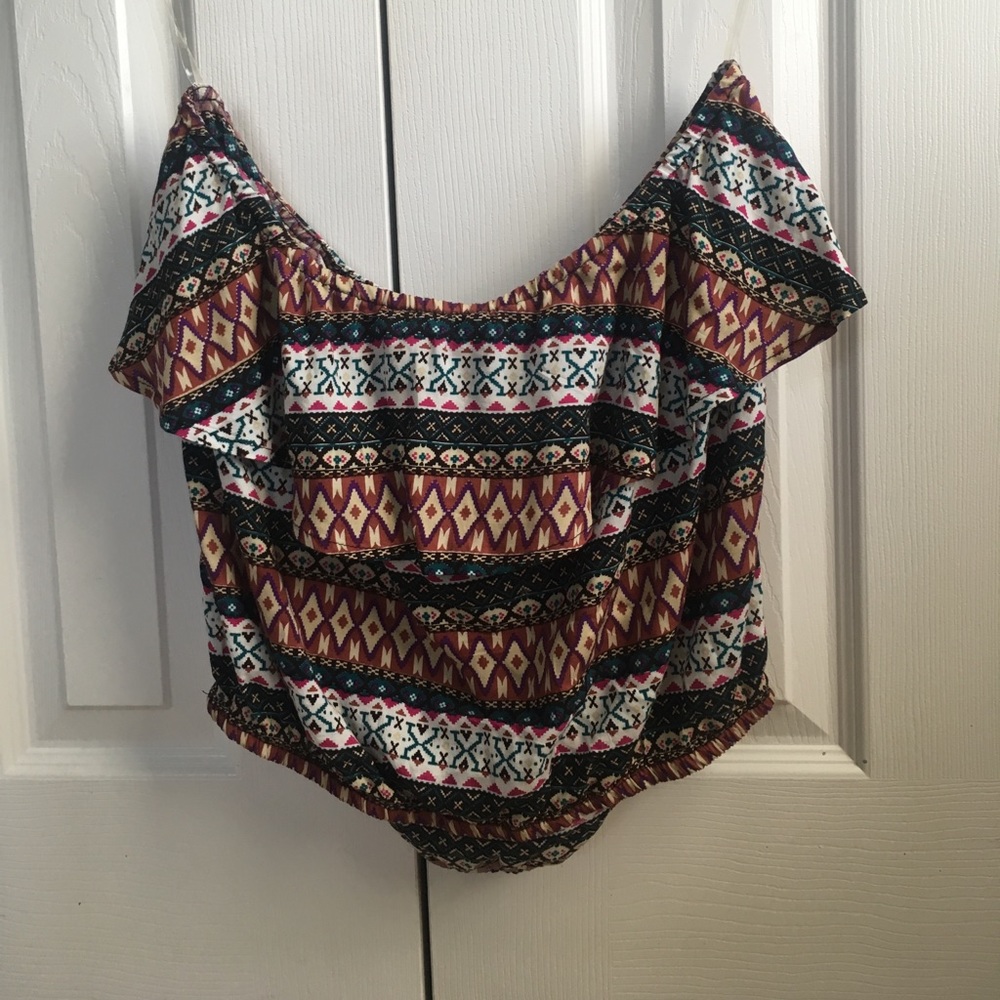 Strapless Boho top