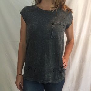 IDLEWILD Cut Sleeve Tee