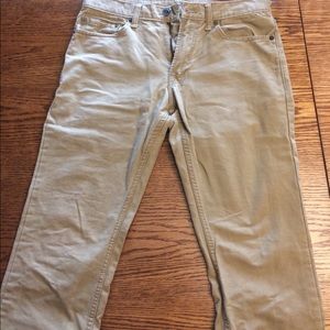 Tan khaki pants