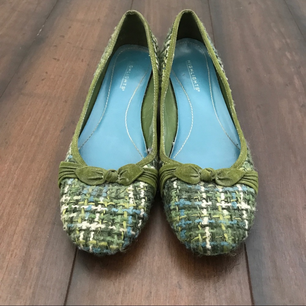 Tweed Kitten Heels