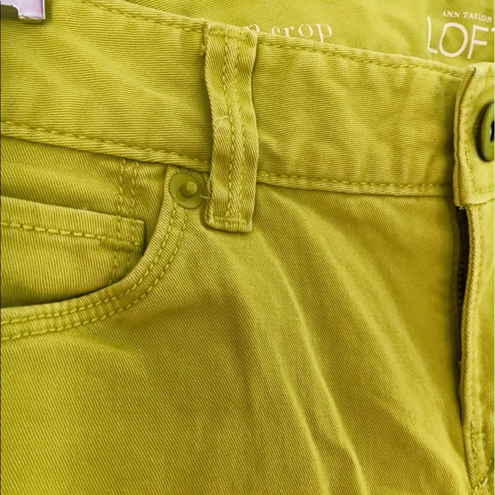 Bright Green Loft Capris