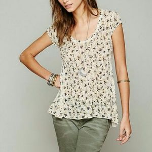 Free People Ditsy Tee