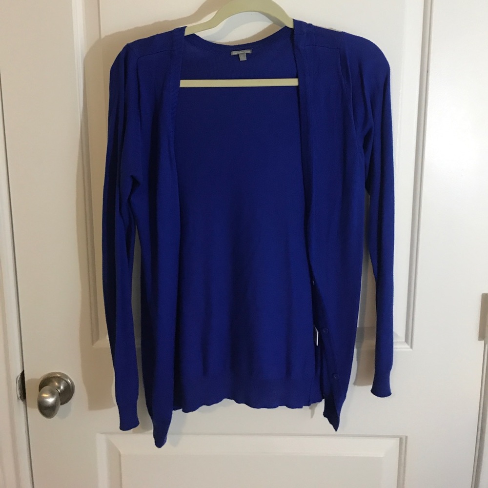 Charlotte Russe Full length Royal Blue Cardigan