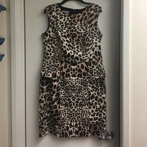Leopard print dress
