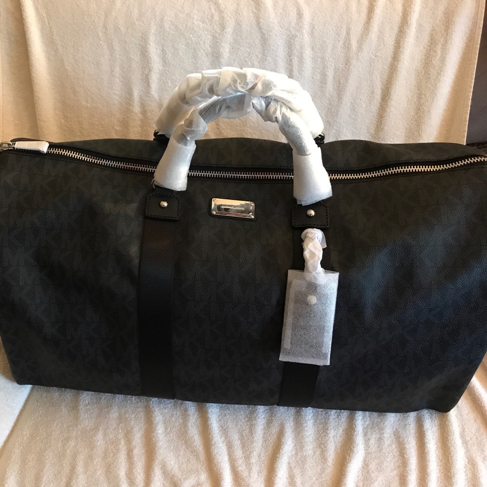 **NOT FOR SALE** Michael Kors MK print Duffle Bag