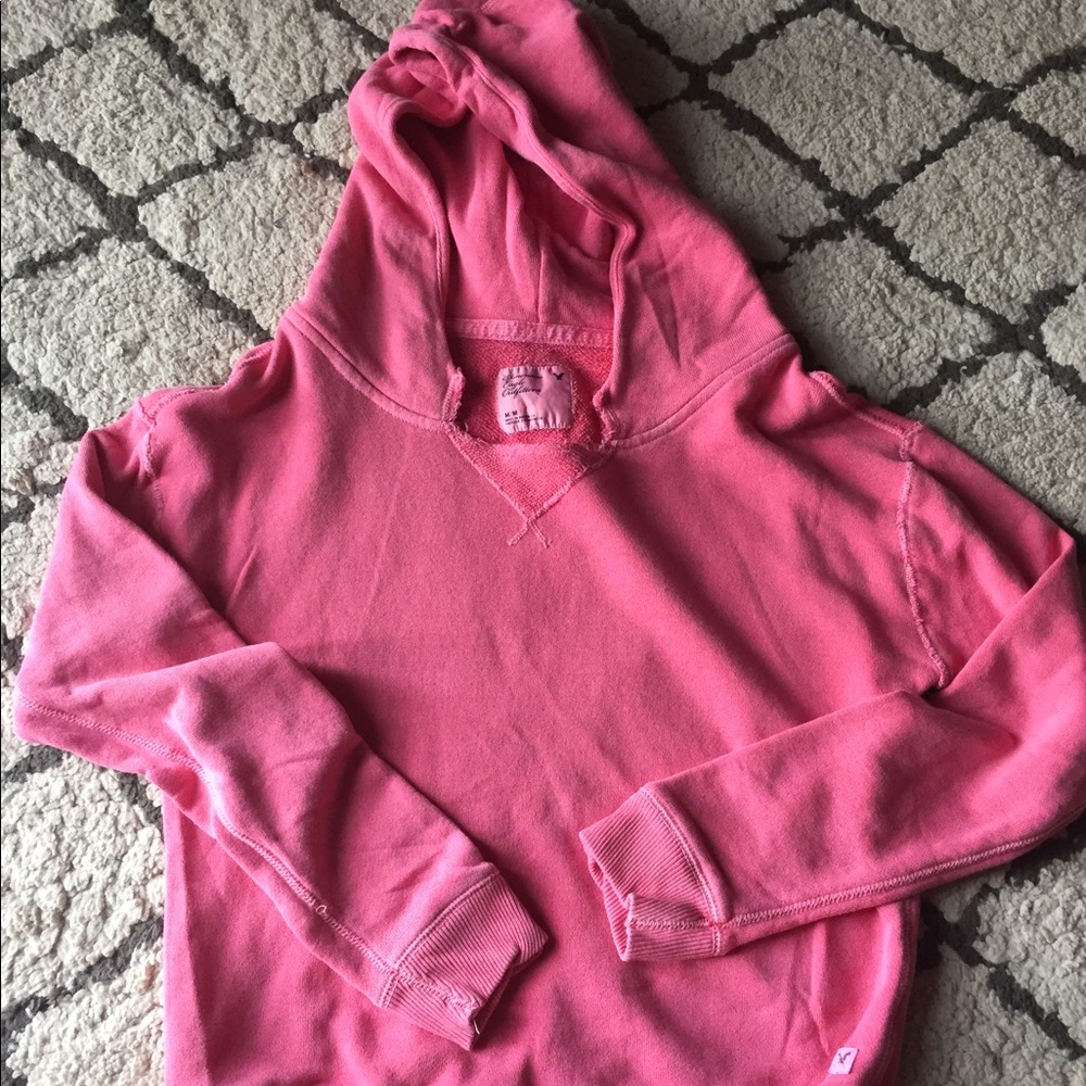 American Eagle Crop Hoodie