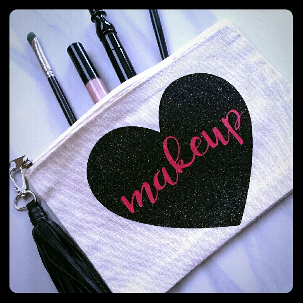 Heart Makeup Bag