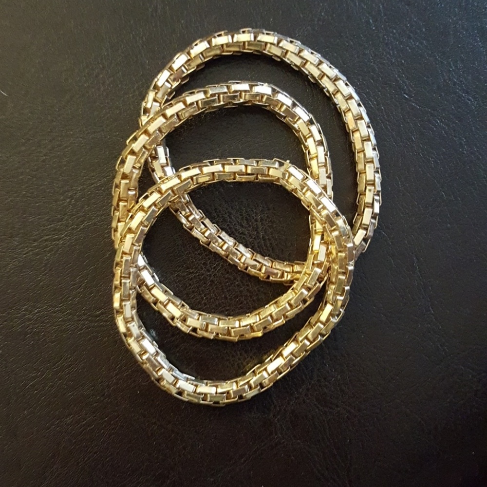 Gold bracelets