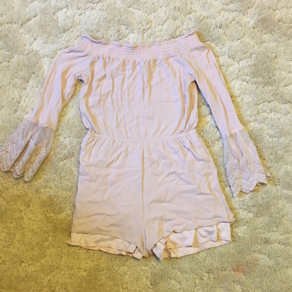 Off the shoulder romper
