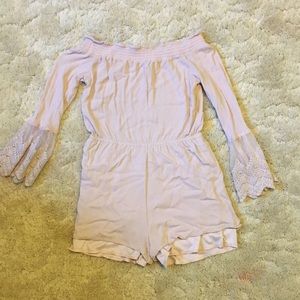 Off the shoulder romper