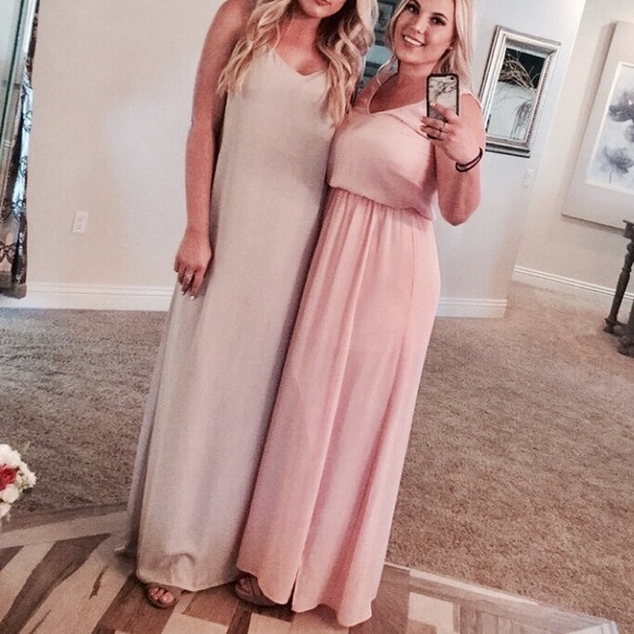 Show me your mumu, frosty pink bridesmaids dress. - Picture 5 of 5