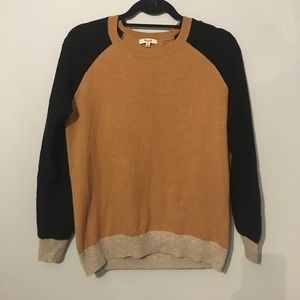 Madewell Wafflestitch Colorblock Sweater