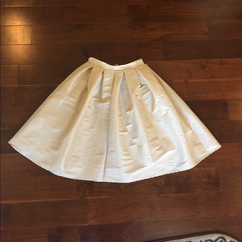 Champagne Midi Skirt