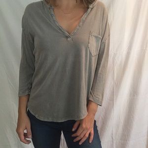 Urban Outfitters Ecote grey henley