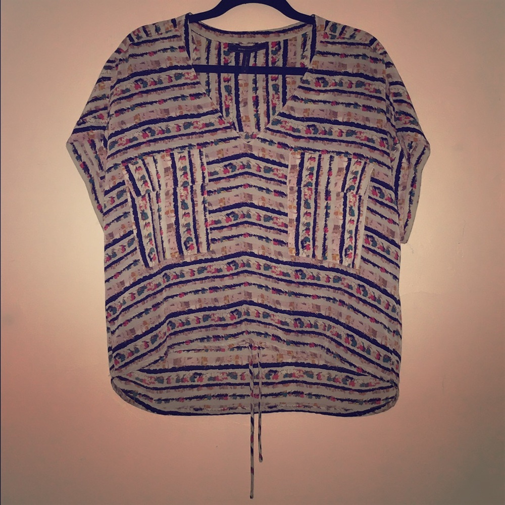 Silk BCBG Max Azria print top size M