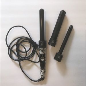 Amika 3 piece interchangeable curling wand i