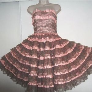 Beautiful ruffle betsey Johnson dress.