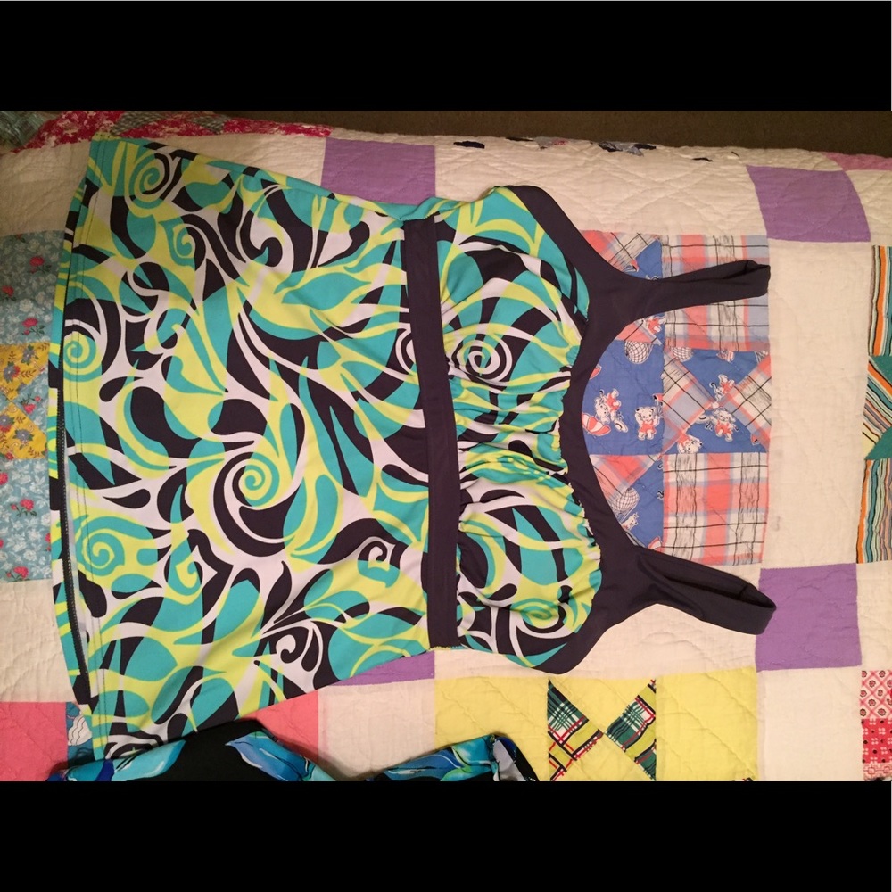 Tankini top zero exposure