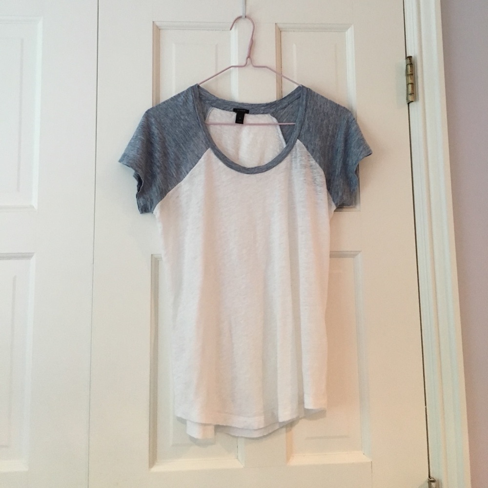 J. Crew short sleeve baseball tee