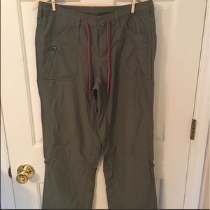 North face hiking pants.  Size 8 short.