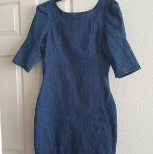 Denim dress