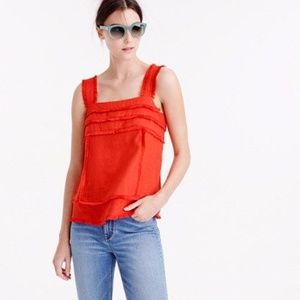 J. Crew fringe top