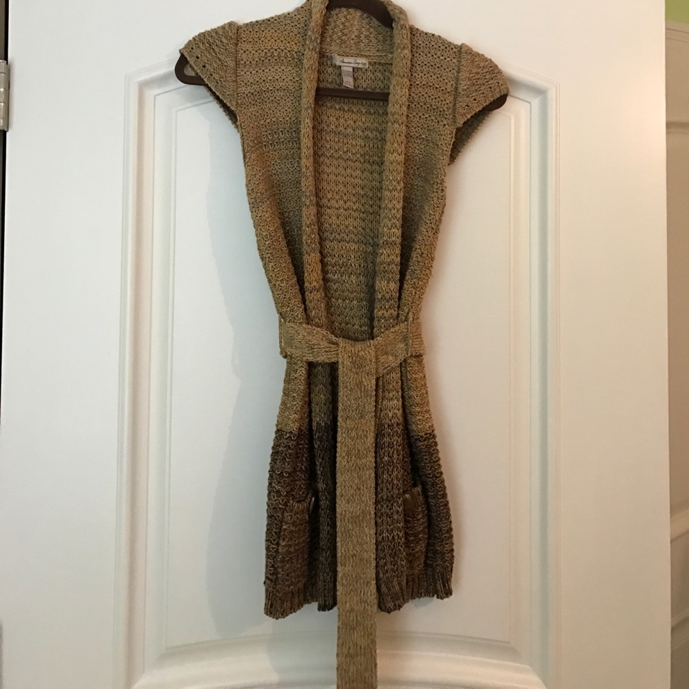 Marbled brown cardigan