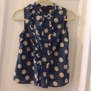 Marc by Marc Jacobs Sleeveless Dot Shirt