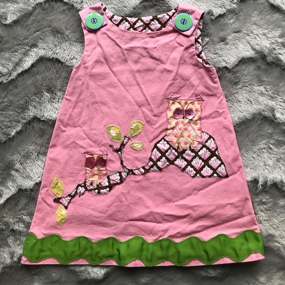 Hoosier Magnolia 3t Owl dress