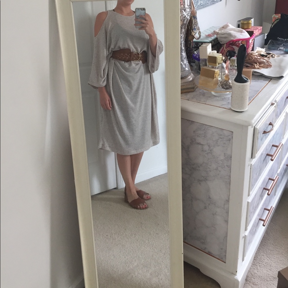 Handmade Multi wear dress with cold shoulder!