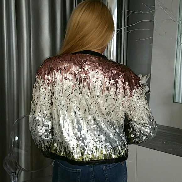 💓LAST 1💓SASSY SEQUIN JACKET - Picture 4 of 4