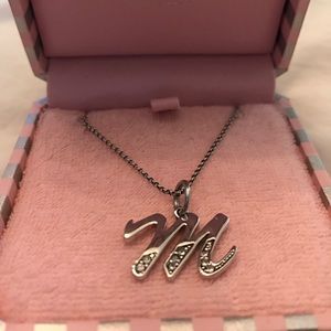 Juicy Couture M Initial Necklace