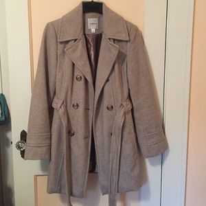 Croft & Barrow herringbone pea coat size M