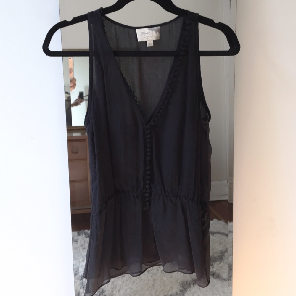 Elizabeth and James Silk Shell