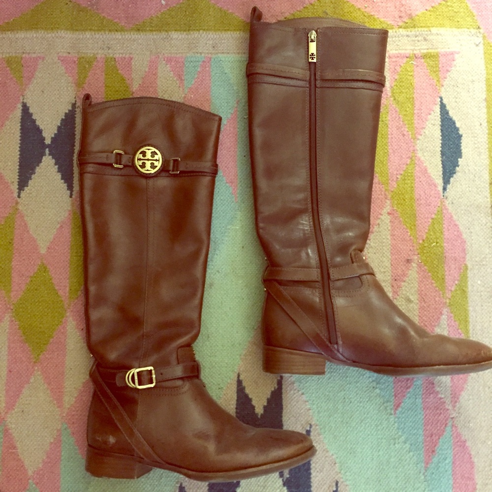 Brown Tory Butch Riding Boots