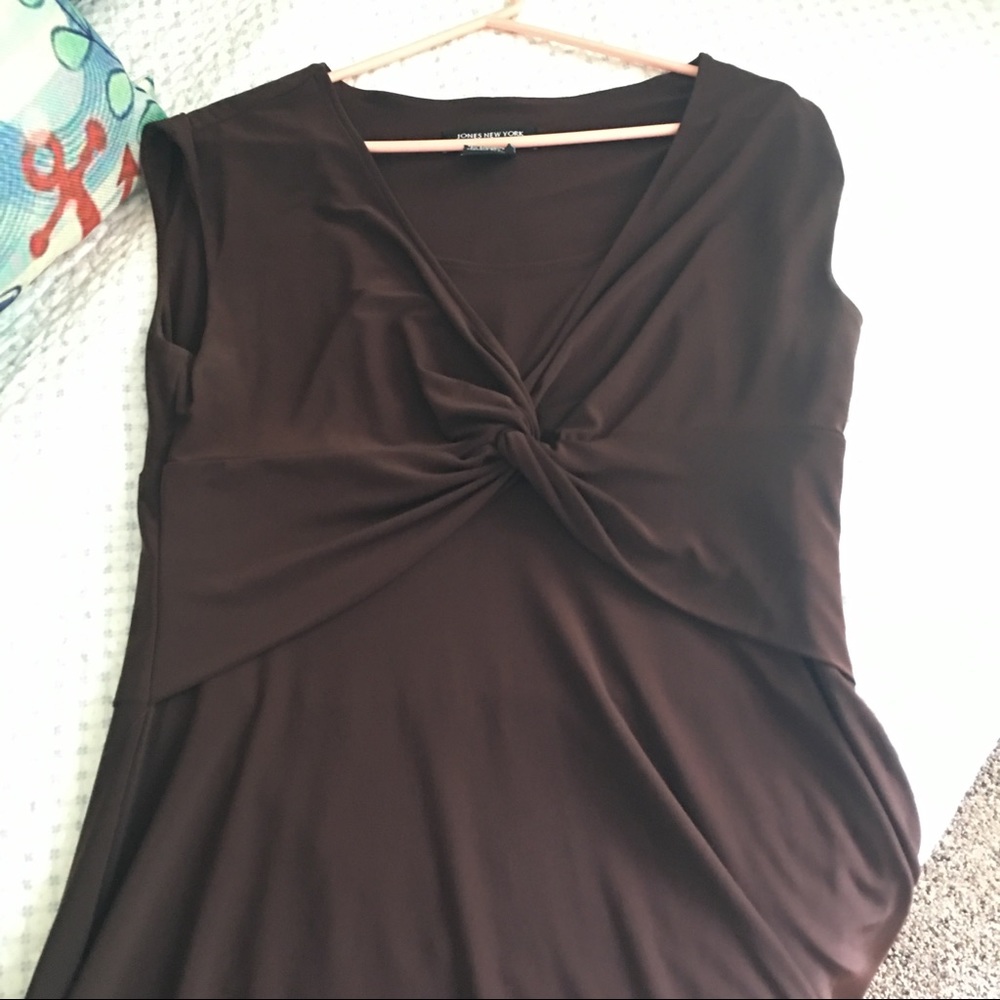 Dark Brown...Jones of NY dress.