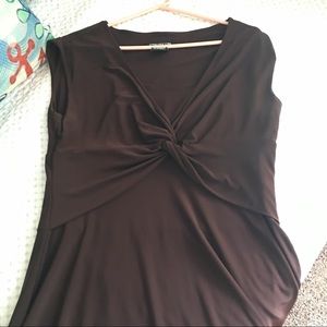 Dark Brown...Jones of NY dress.