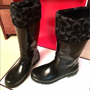 Coach Rain boots