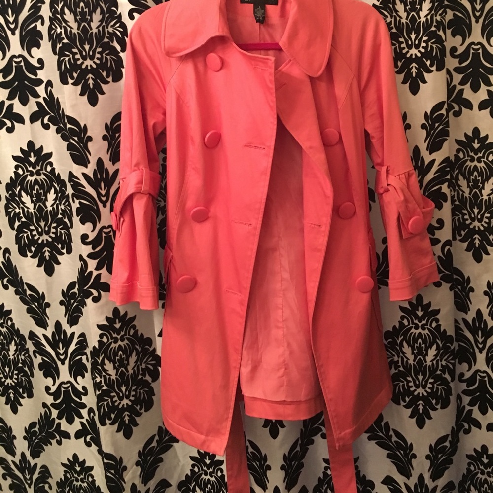 Pretty in pink INC coat
