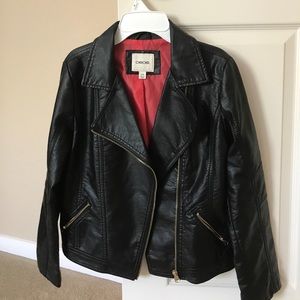 Girl's motorcycle jacket